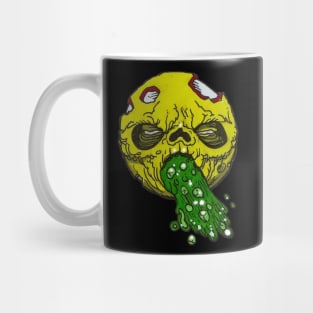 Puke Zombie Emoji Mug